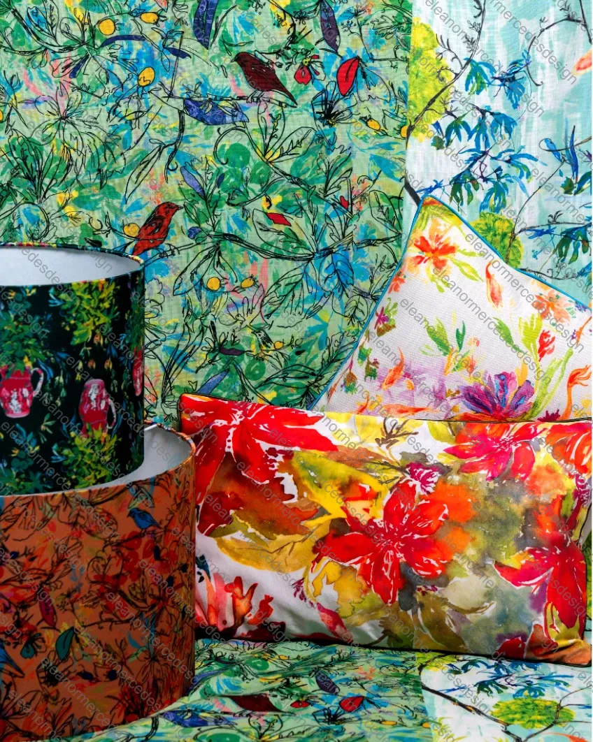 Handmade Lampshades and Cushions Styling